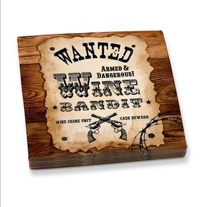 Epic Products Wine Bandit Beverage Napkins, 20 ct, Western Theme
